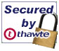 Secured by Thawte